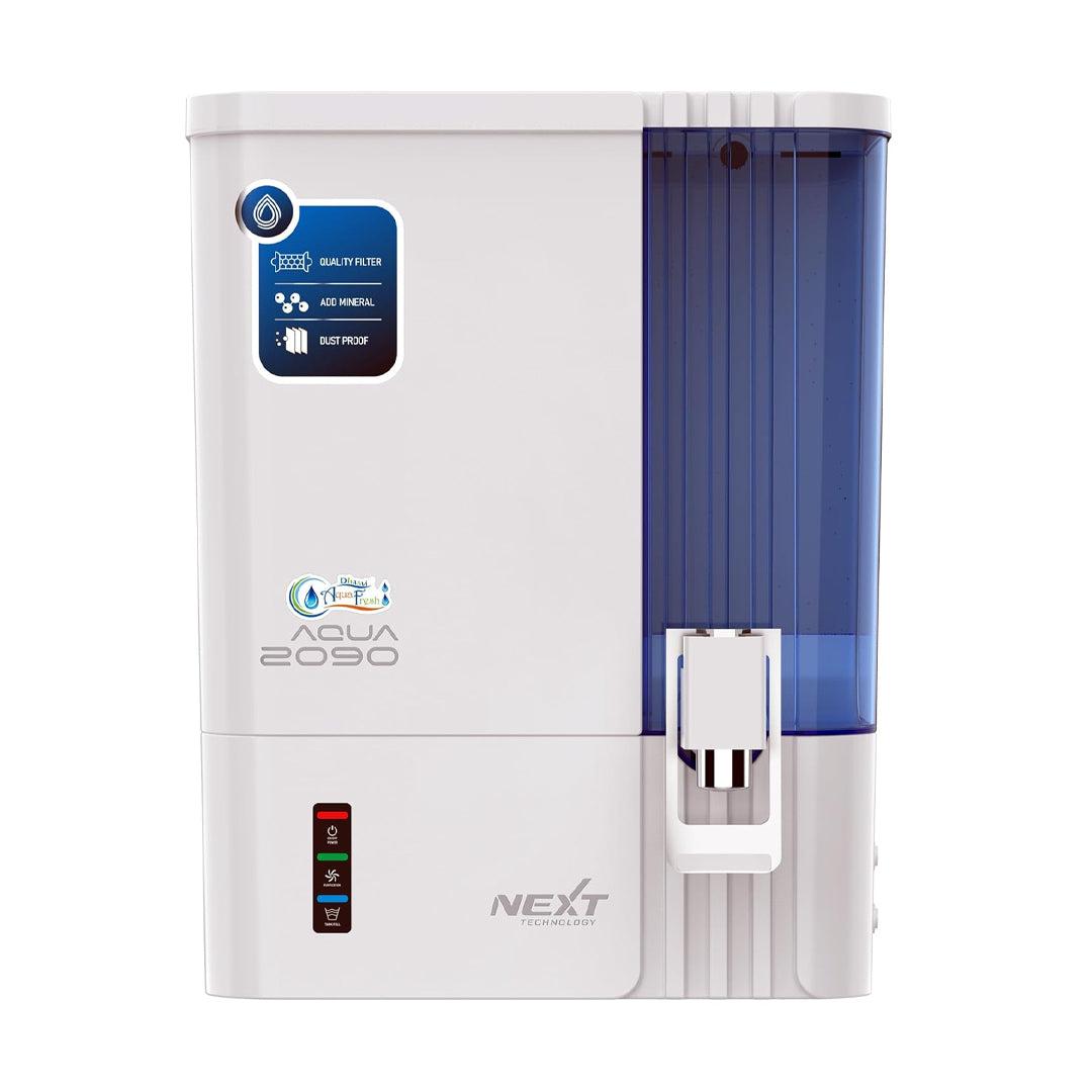 Aqua 2090 RO+UV+TDS+Alkaline Water Purifier – 10L (Premium Metallic Blue)