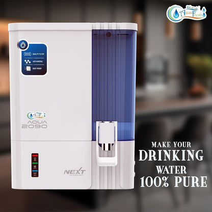 Aqua 2090 RO+UV+TDS+Alkaline Water Purifier – 10L (Premium Metallic Blue)