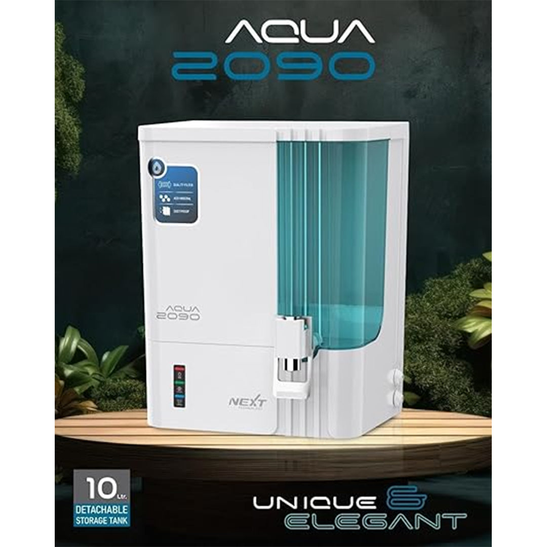 Aqua 2090 RO+UV+TDS+Alkaline Water Purifier (Premium Metallic Green) - 10L