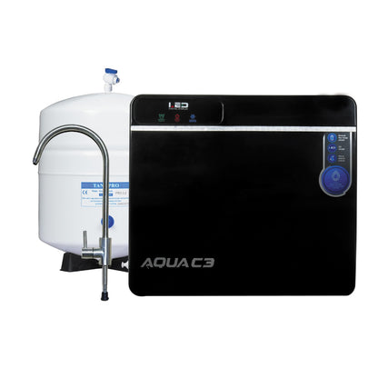 Aqua C3 Under Sink RO+UV+MTDS Water Purifier (10L) – Premium Metallic Black