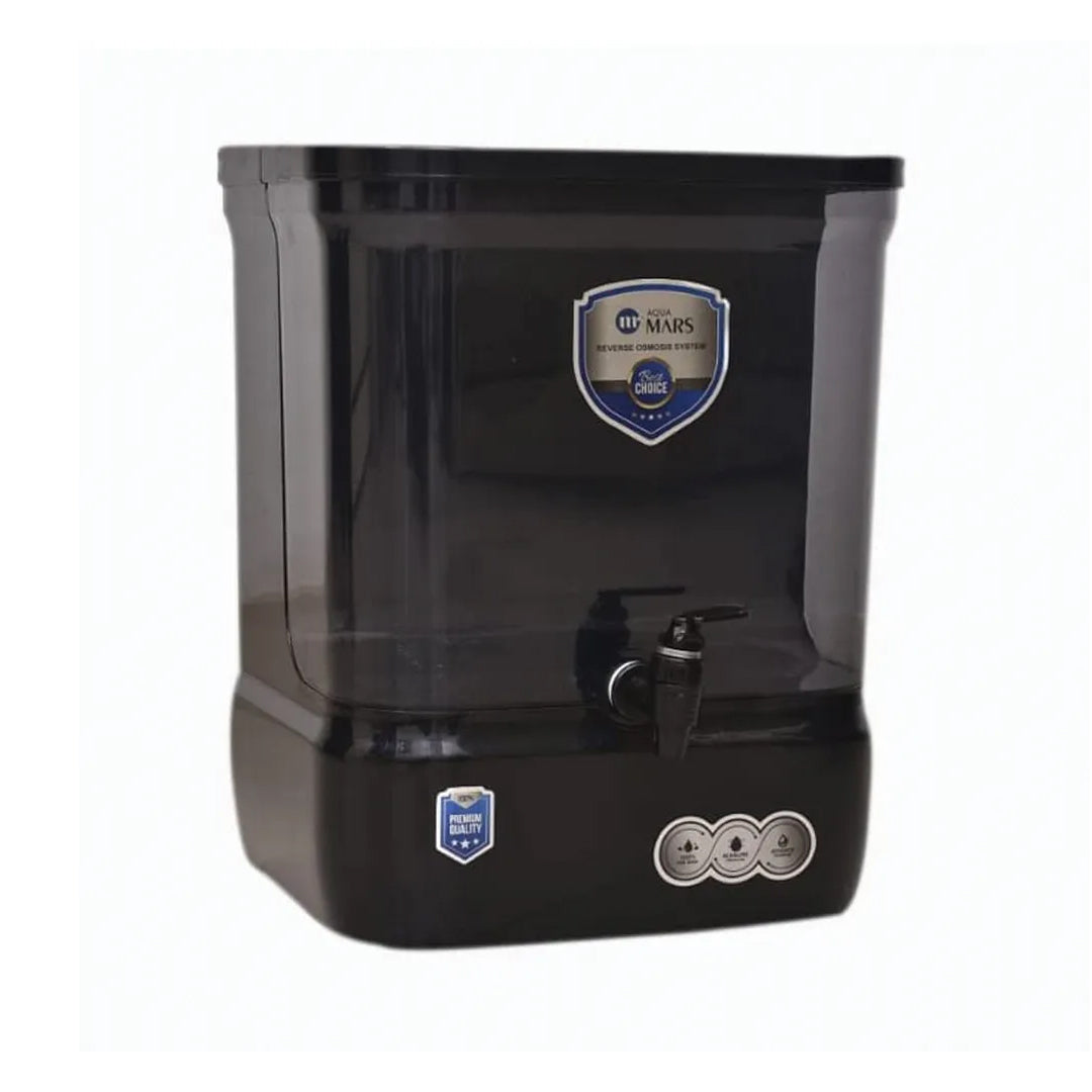 Aqua Mars RO+UV+TDS Water Purifier 9L (Premium Metallic Black)