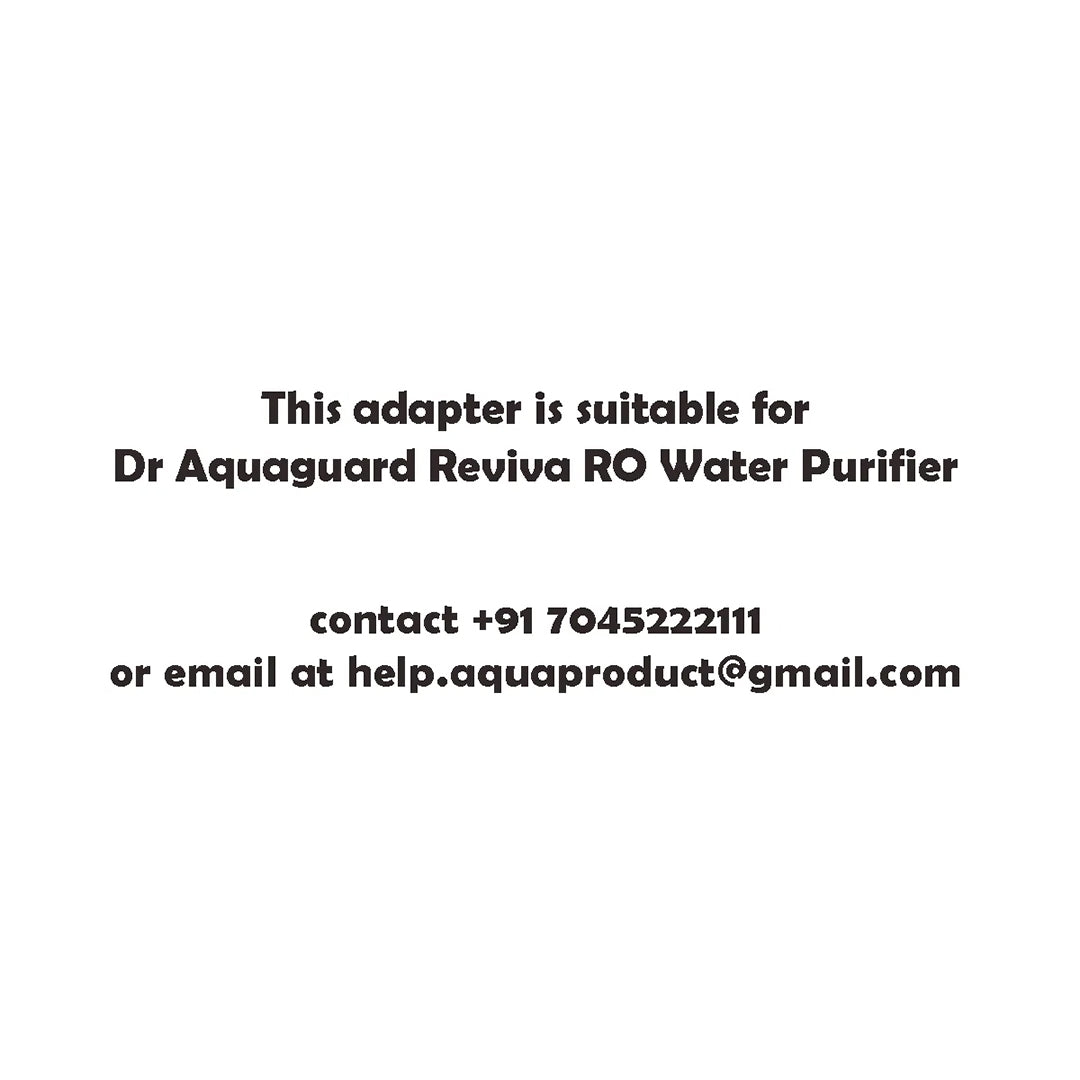 Aqua Product Adapter for Aquaguard Reviva RO Water Purifier (24V 2.5A)