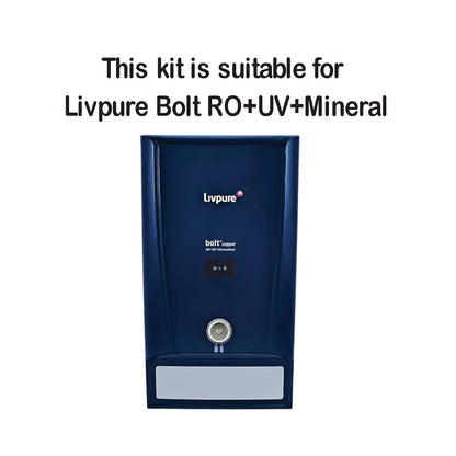 Bareeze Pure RO Service Kit for Livpure Bolt RO+UV+Mineral Water Purifier