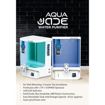 Aqua JADE RO+UV+Alkaline Water Purifier – 14L Advanced Purification for Healthier Water