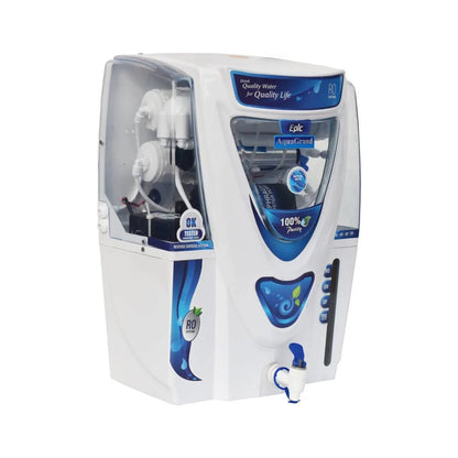 Aqua Epic RO+UV+UF+Alkaline+Copper Water Purifier – 14L Advanced Multi-Stage Water Purification System