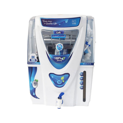 Aqua Epic RO+UV+UF+Alkaline+Copper Water Purifier – 14L Advanced Multi-Stage Water Purification System