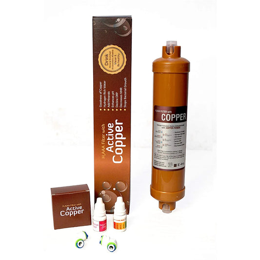 Active Copper Filter Cartridge for RO UV Water Purifier Systems Alkaline, Mineral-Enriched, and Easy to Install