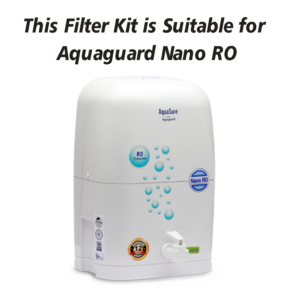 Bareeze Pure RO Service Kit for Aquaguard Nano RO Water Purifier